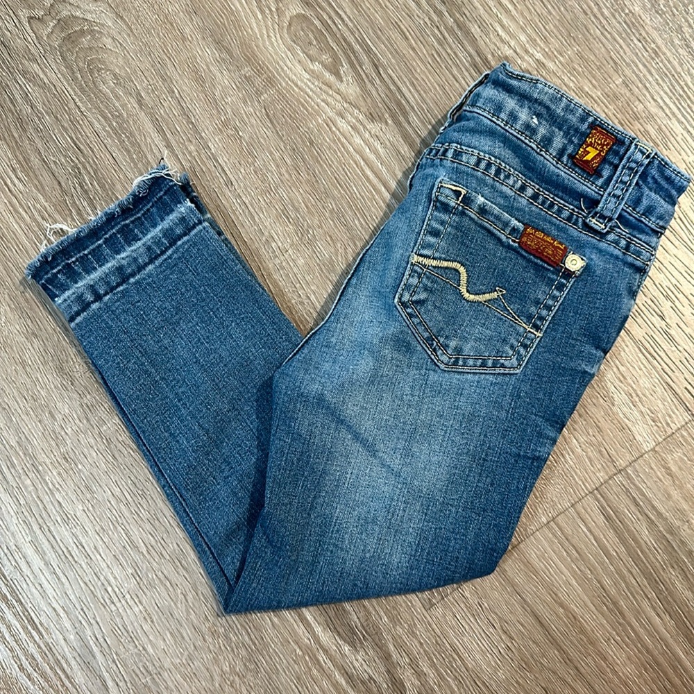 7 for all Mankind ankle cut offs